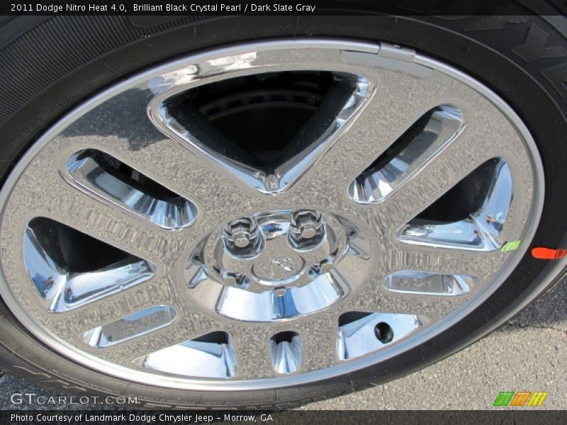 Brilliant Black Crystal Pearl / Dark Slate Gray 2011 Dodge Nitro Heat 4.0