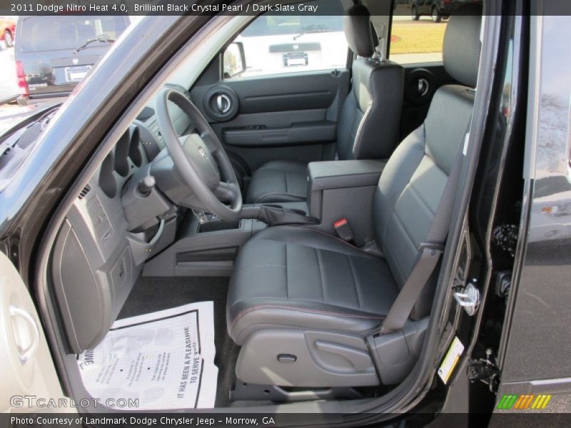 Brilliant Black Crystal Pearl / Dark Slate Gray 2011 Dodge Nitro Heat 4.0