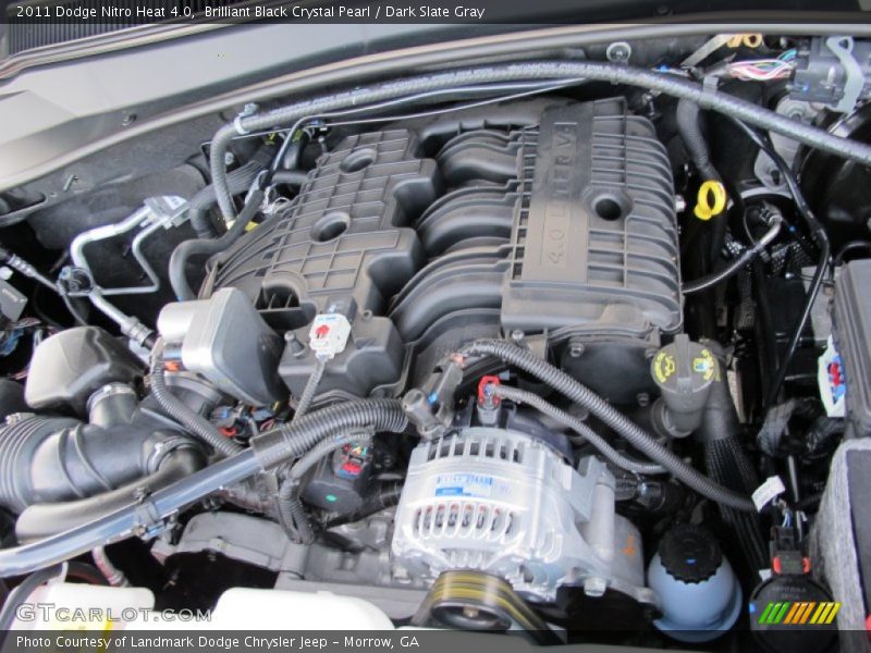 Brilliant Black Crystal Pearl / Dark Slate Gray 2011 Dodge Nitro Heat 4.0