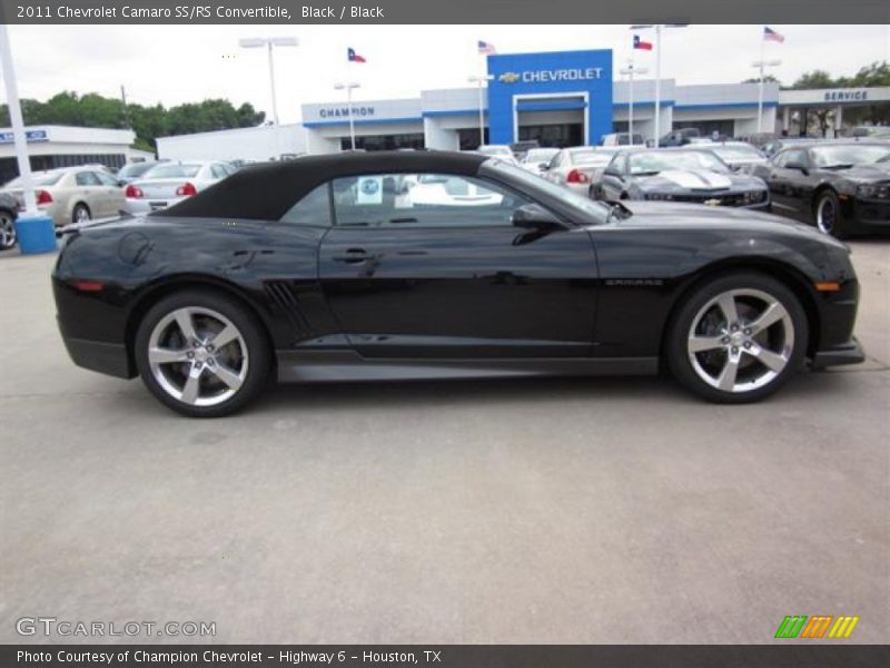Black / Black 2011 Chevrolet Camaro SS/RS Convertible