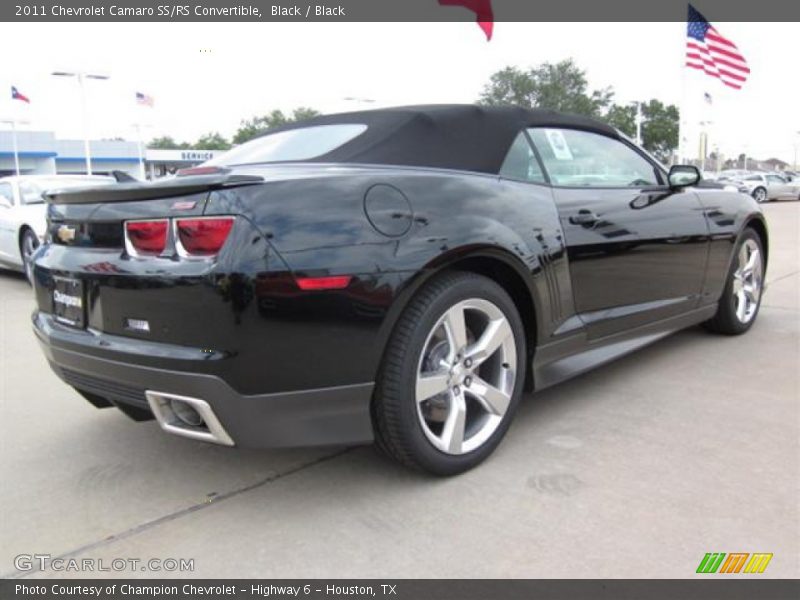 Black / Black 2011 Chevrolet Camaro SS/RS Convertible