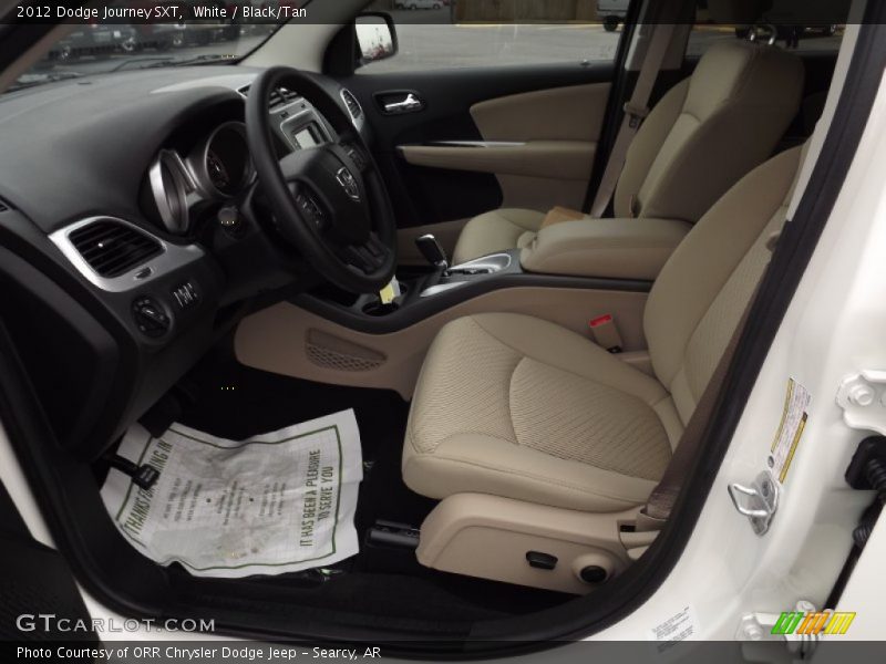  2012 Journey SXT Black/Tan Interior