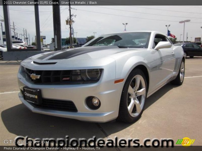 Silver Ice Metallic / Black 2011 Chevrolet Camaro SS/RS Coupe