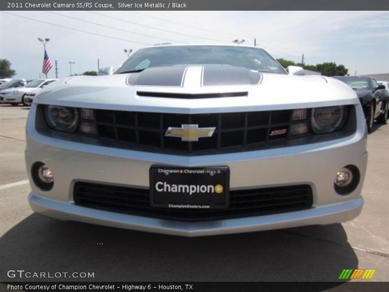 Silver Ice Metallic / Black 2011 Chevrolet Camaro SS/RS Coupe