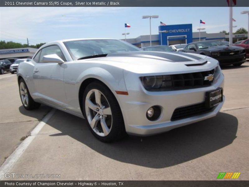 Silver Ice Metallic / Black 2011 Chevrolet Camaro SS/RS Coupe