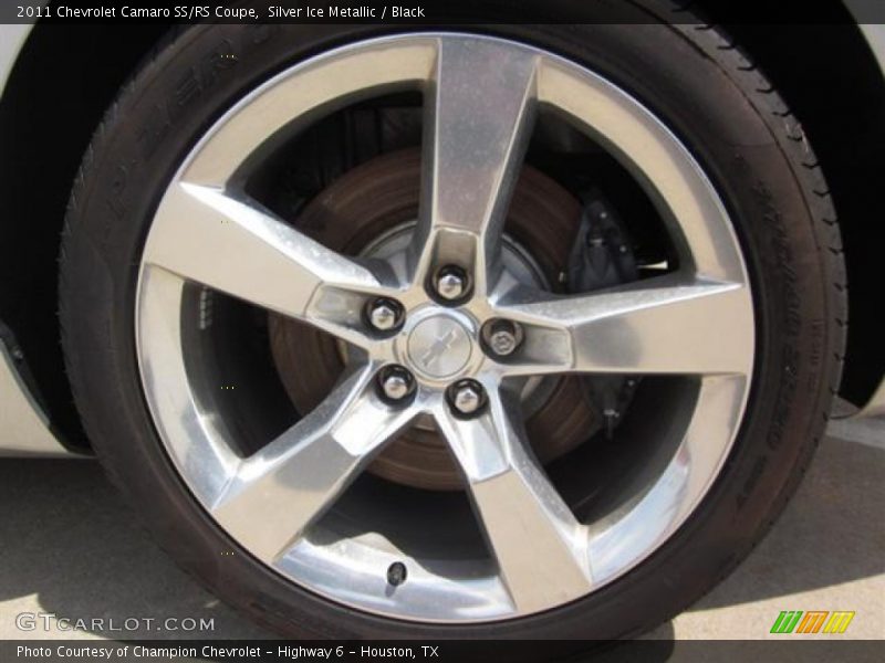 Silver Ice Metallic / Black 2011 Chevrolet Camaro SS/RS Coupe