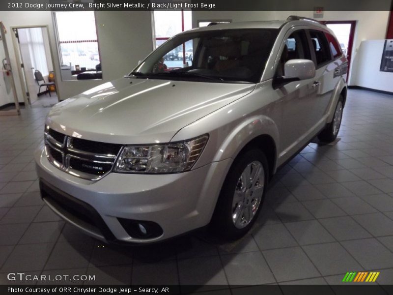 Front 3/4 View of 2012 Journey Crew