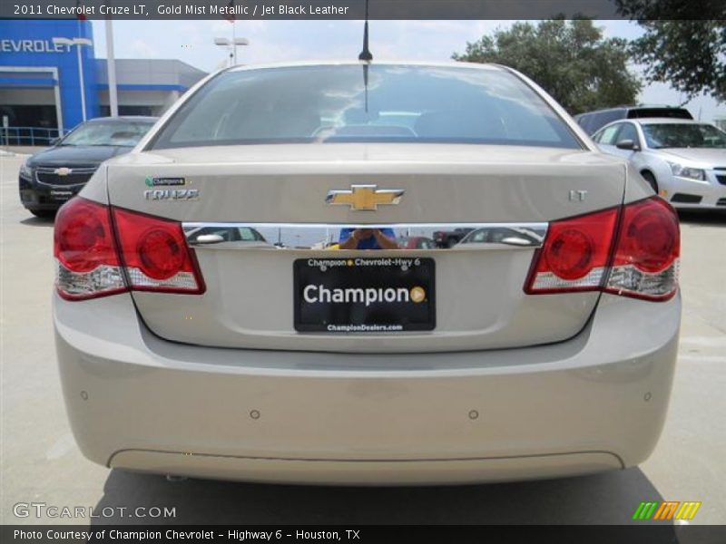 Gold Mist Metallic / Jet Black Leather 2011 Chevrolet Cruze LT