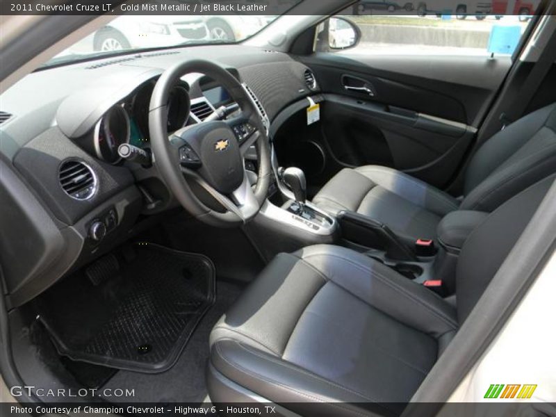 Gold Mist Metallic / Jet Black Leather 2011 Chevrolet Cruze LT