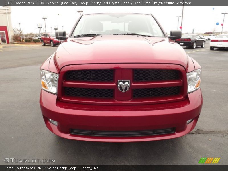 Deep Cherry Red Crystal Pearl / Dark Slate Gray/Medium Graystone 2012 Dodge Ram 1500 Express Quad Cab
