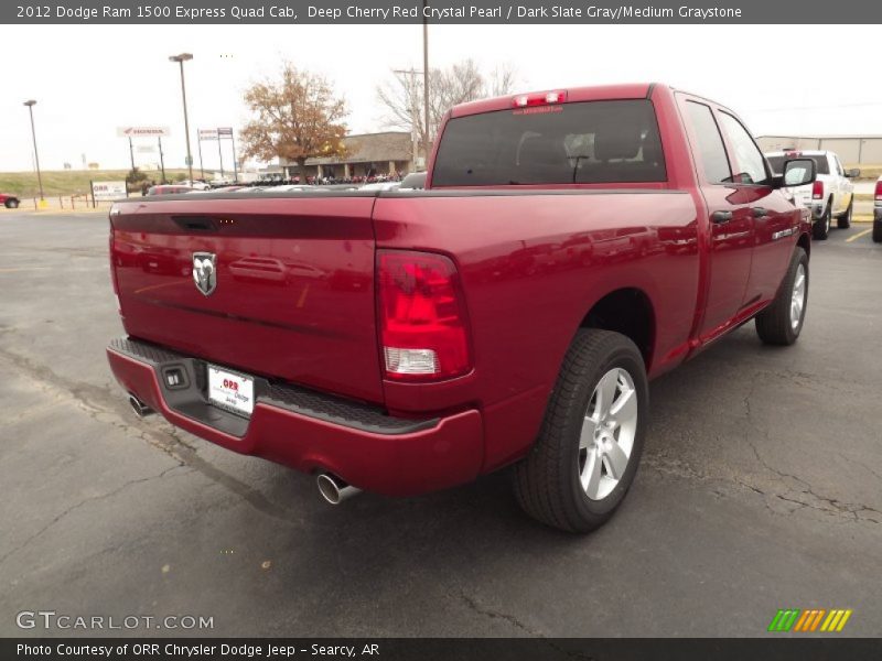 Deep Cherry Red Crystal Pearl / Dark Slate Gray/Medium Graystone 2012 Dodge Ram 1500 Express Quad Cab