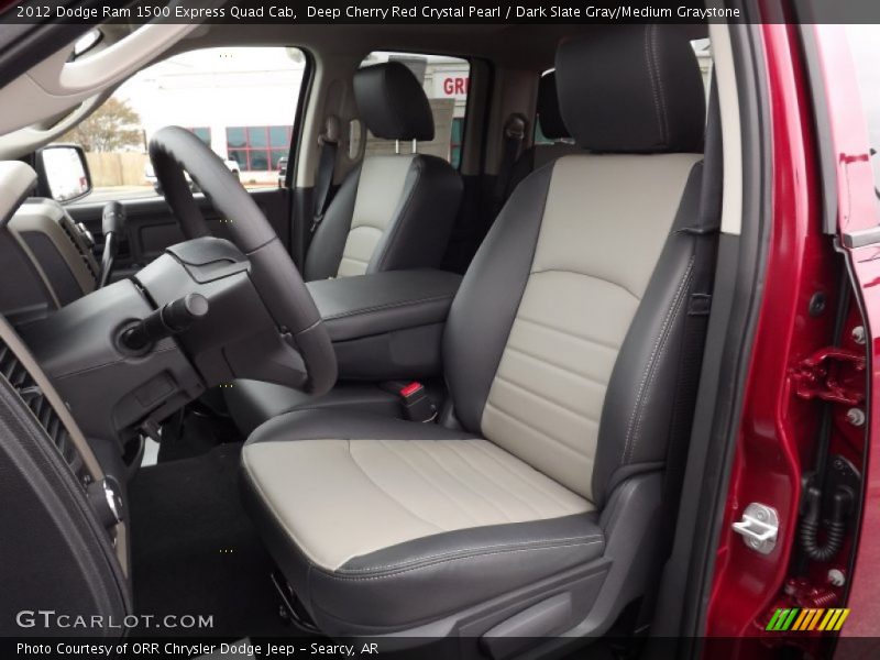 Deep Cherry Red Crystal Pearl / Dark Slate Gray/Medium Graystone 2012 Dodge Ram 1500 Express Quad Cab