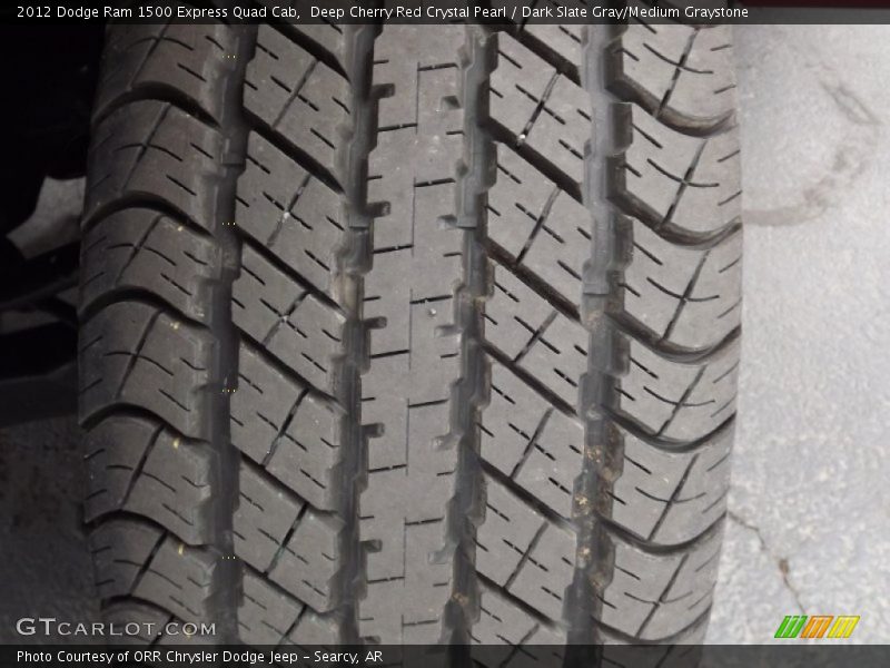 Deep Cherry Red Crystal Pearl / Dark Slate Gray/Medium Graystone 2012 Dodge Ram 1500 Express Quad Cab