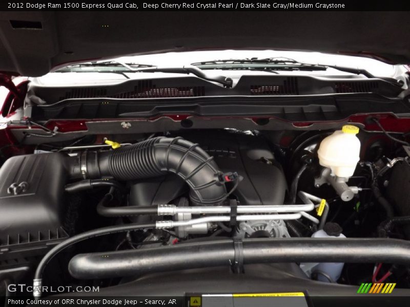 Deep Cherry Red Crystal Pearl / Dark Slate Gray/Medium Graystone 2012 Dodge Ram 1500 Express Quad Cab