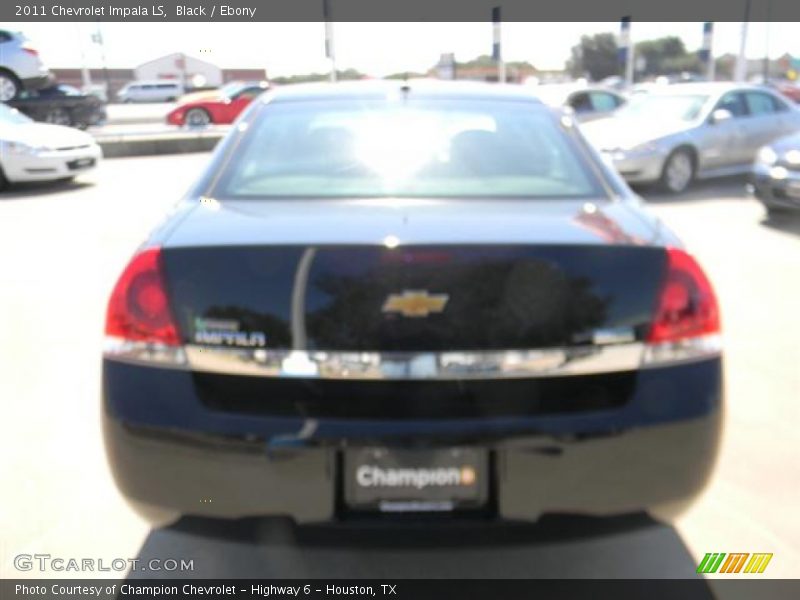Black / Ebony 2011 Chevrolet Impala LS