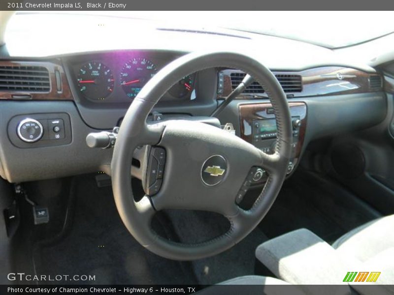 Black / Ebony 2011 Chevrolet Impala LS