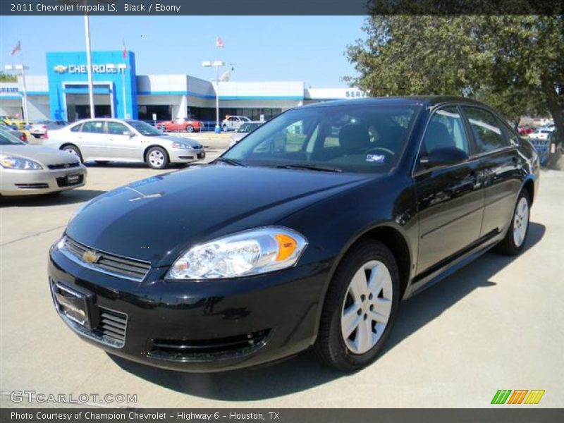 Black / Ebony 2011 Chevrolet Impala LS