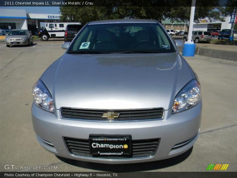 Silver Ice Metallic / Gray 2011 Chevrolet Impala LS