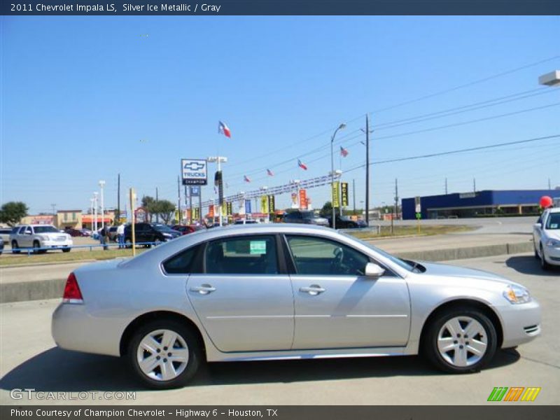 Silver Ice Metallic / Gray 2011 Chevrolet Impala LS