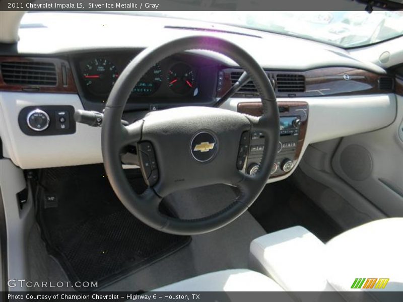 Silver Ice Metallic / Gray 2011 Chevrolet Impala LS