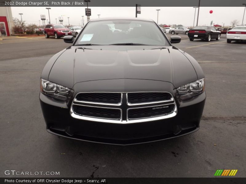 Pitch Black / Black 2012 Dodge Charger SE