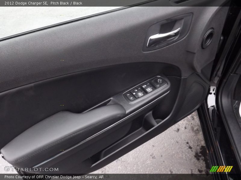Pitch Black / Black 2012 Dodge Charger SE
