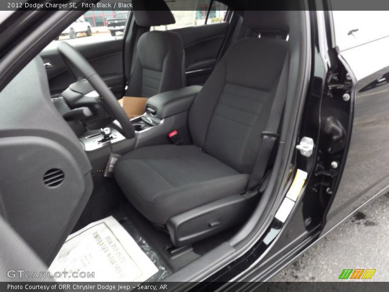 Pitch Black / Black 2012 Dodge Charger SE