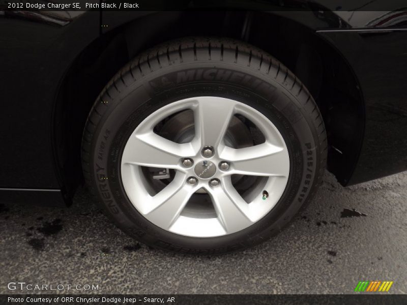 Pitch Black / Black 2012 Dodge Charger SE