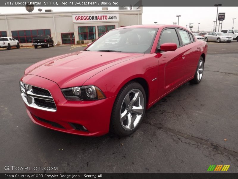 Redline 3-Coat Pearl / Black/Red 2012 Dodge Charger R/T Plus