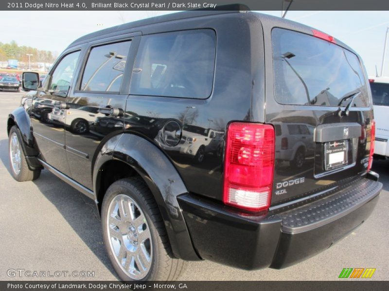 Brilliant Black Crystal Pearl / Dark Slate Gray 2011 Dodge Nitro Heat 4.0