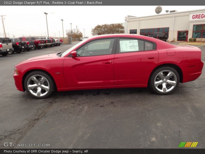 Redline 3-Coat Pearl / Black/Red 2012 Dodge Charger R/T Plus