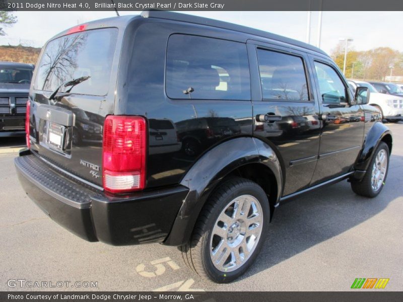 Brilliant Black Crystal Pearl / Dark Slate Gray 2011 Dodge Nitro Heat 4.0