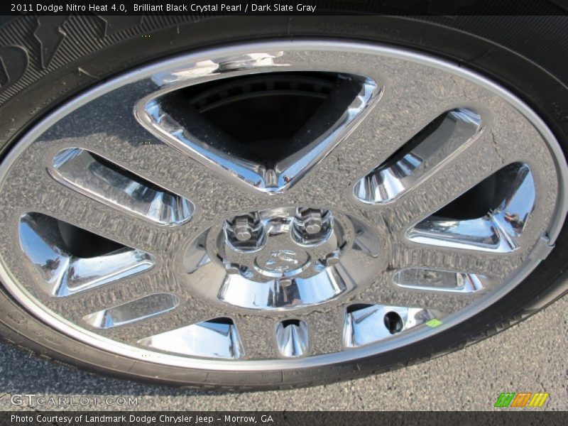 Brilliant Black Crystal Pearl / Dark Slate Gray 2011 Dodge Nitro Heat 4.0