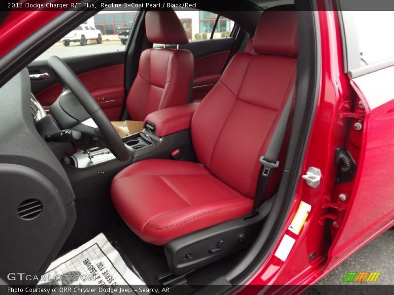  2012 Charger R/T Plus Black/Red Interior