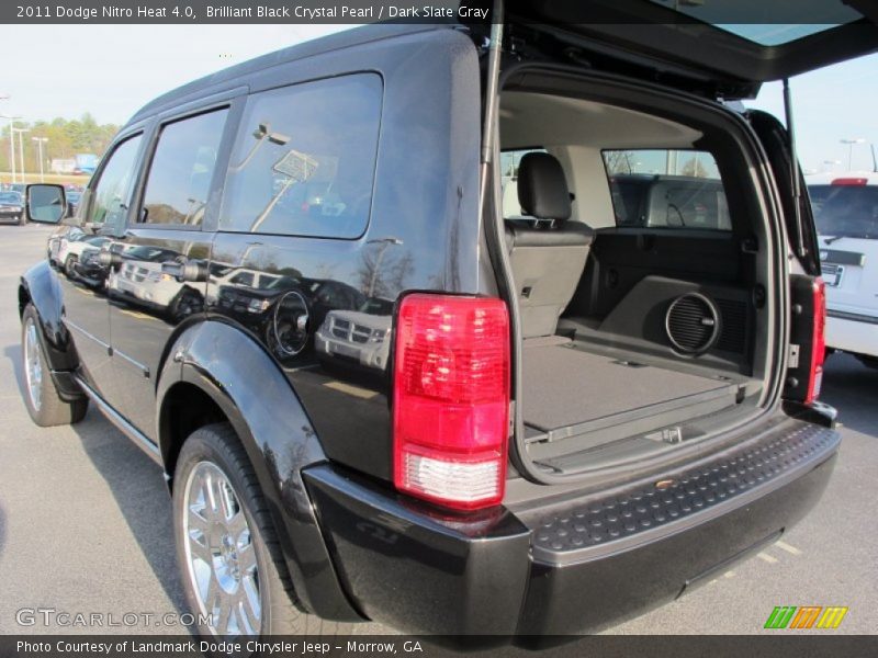 Brilliant Black Crystal Pearl / Dark Slate Gray 2011 Dodge Nitro Heat 4.0