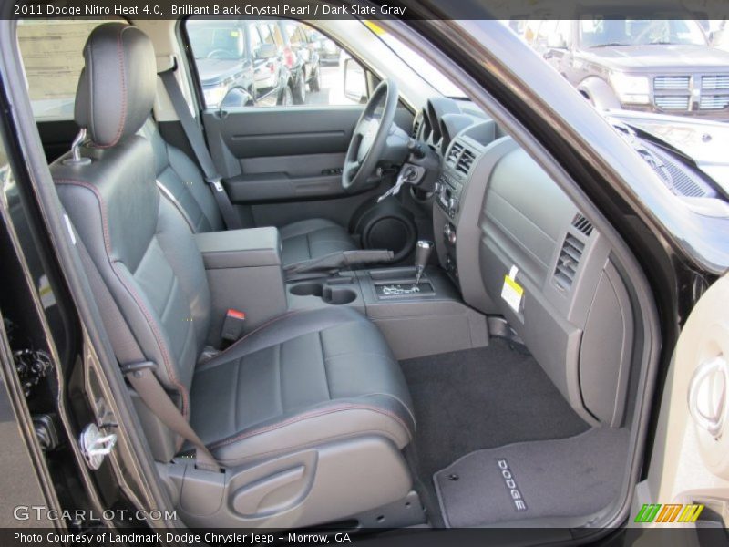 Brilliant Black Crystal Pearl / Dark Slate Gray 2011 Dodge Nitro Heat 4.0