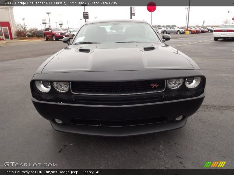 Pitch Black / Dark Slate Gray 2012 Dodge Challenger R/T Classic