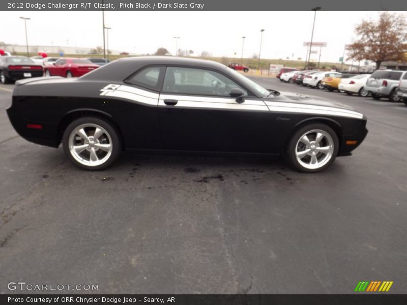 Pitch Black / Dark Slate Gray 2012 Dodge Challenger R/T Classic