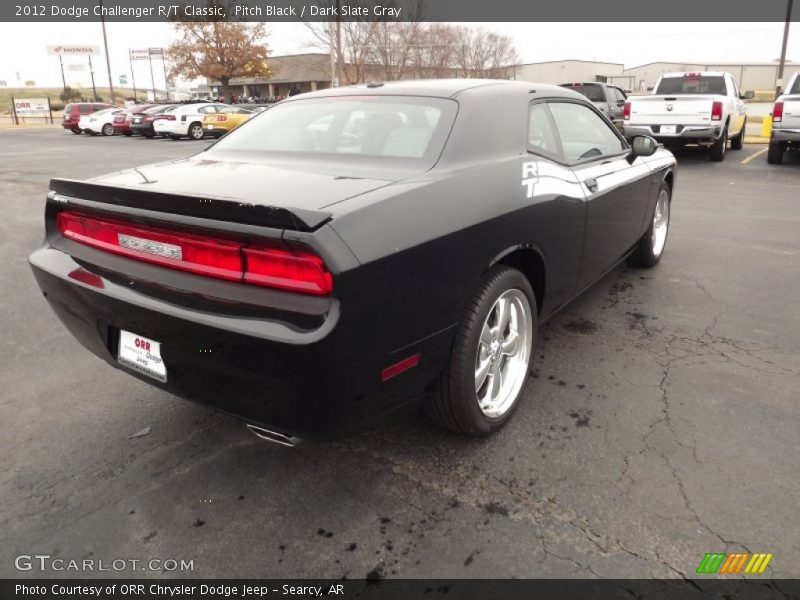 Pitch Black / Dark Slate Gray 2012 Dodge Challenger R/T Classic