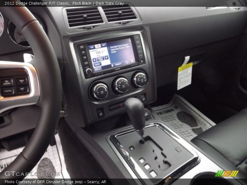 Pitch Black / Dark Slate Gray 2012 Dodge Challenger R/T Classic