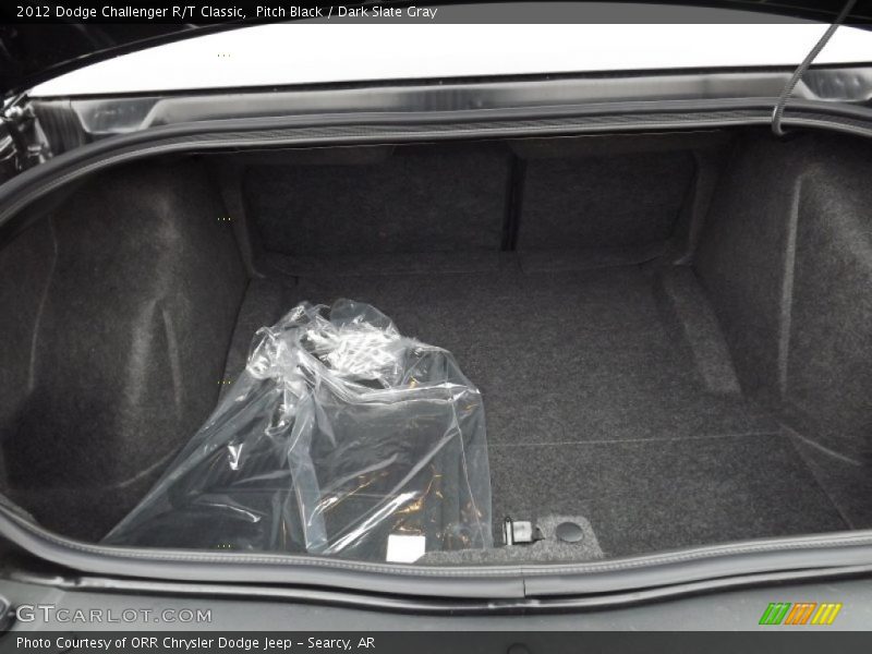 Pitch Black / Dark Slate Gray 2012 Dodge Challenger R/T Classic
