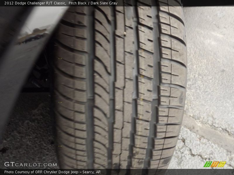 Pitch Black / Dark Slate Gray 2012 Dodge Challenger R/T Classic