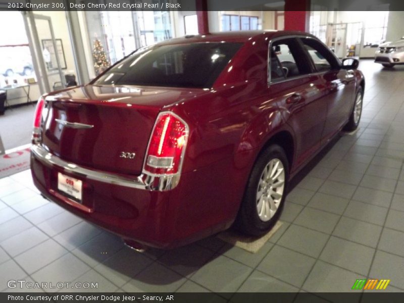 Deep Cherry Red Crystal Pearl / Black 2012 Chrysler 300