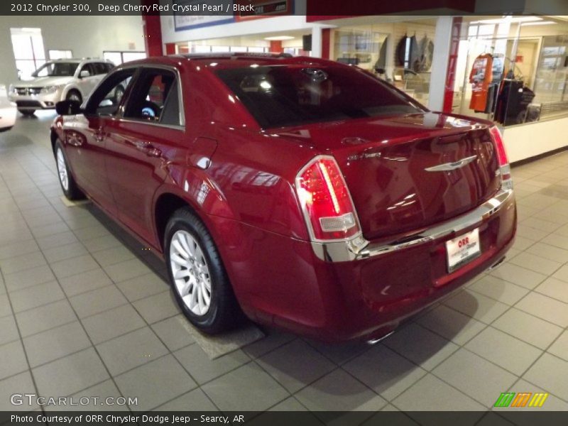 Deep Cherry Red Crystal Pearl / Black 2012 Chrysler 300