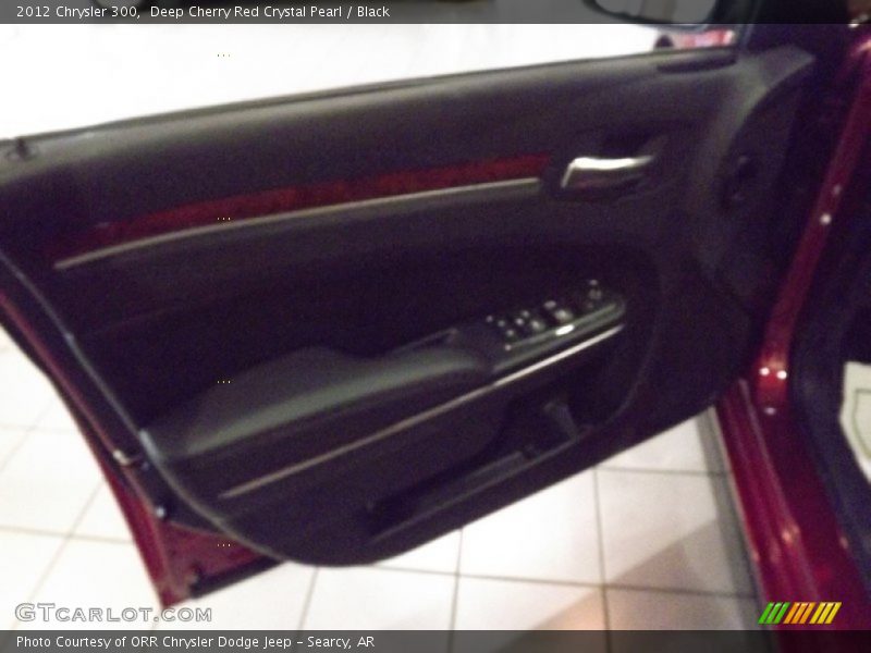 Deep Cherry Red Crystal Pearl / Black 2012 Chrysler 300