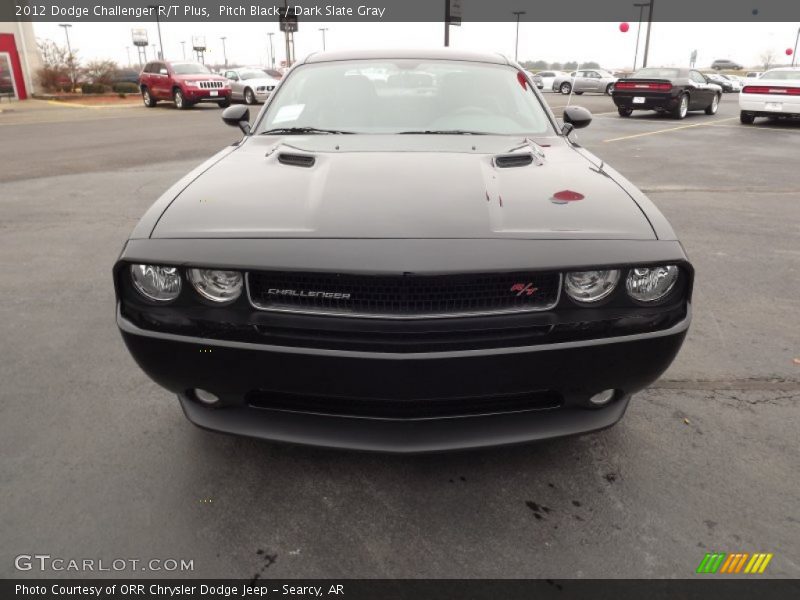 Pitch Black / Dark Slate Gray 2012 Dodge Challenger R/T Plus
