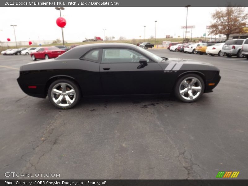 Pitch Black / Dark Slate Gray 2012 Dodge Challenger R/T Plus