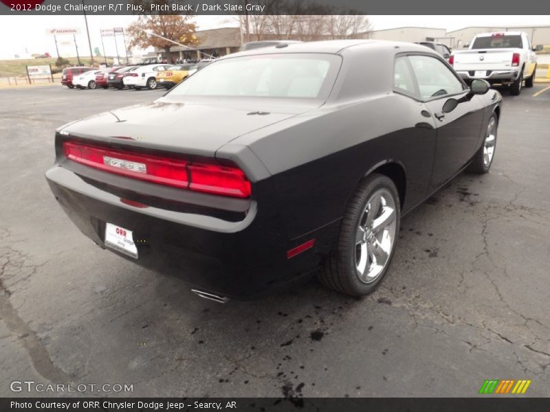 Pitch Black / Dark Slate Gray 2012 Dodge Challenger R/T Plus