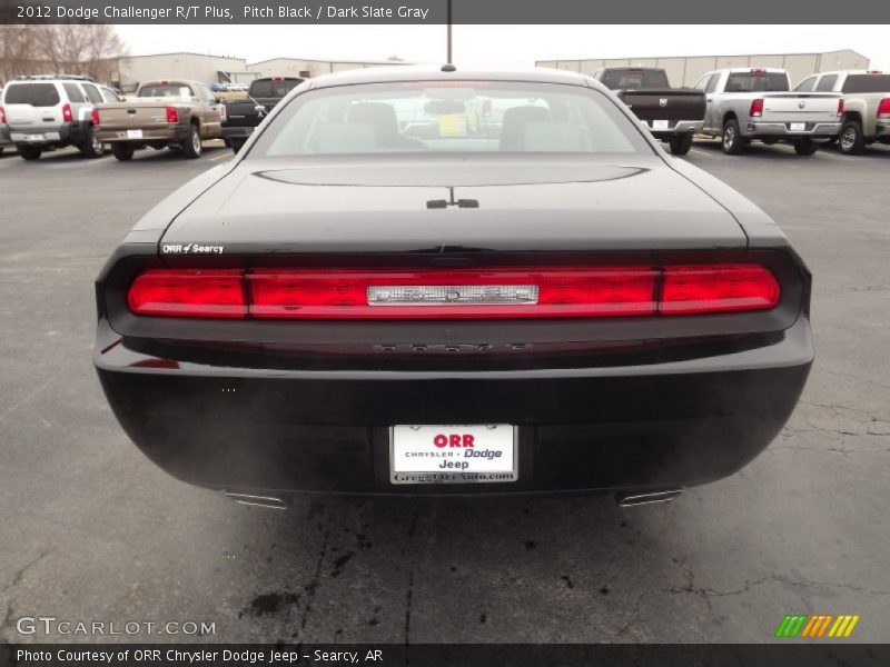 Pitch Black / Dark Slate Gray 2012 Dodge Challenger R/T Plus