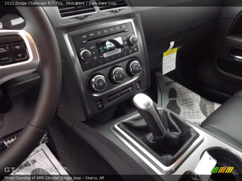 Pitch Black / Dark Slate Gray 2012 Dodge Challenger R/T Plus